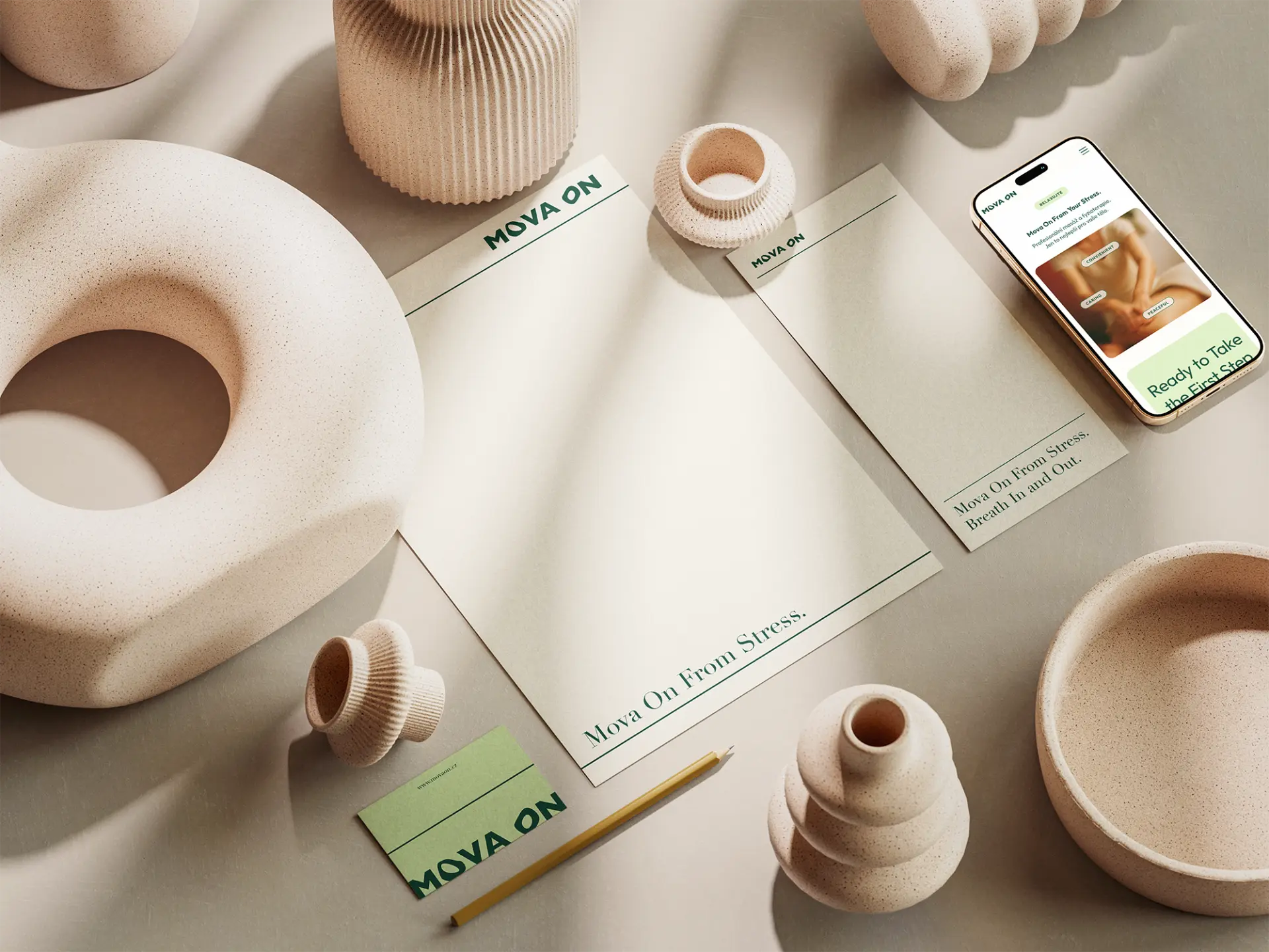 MOVA ON stationery