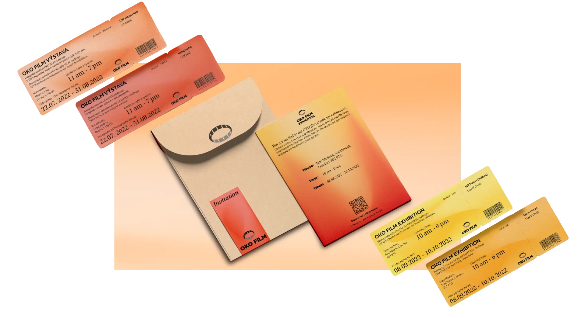 OKO FILM exhibition tickets and invitation